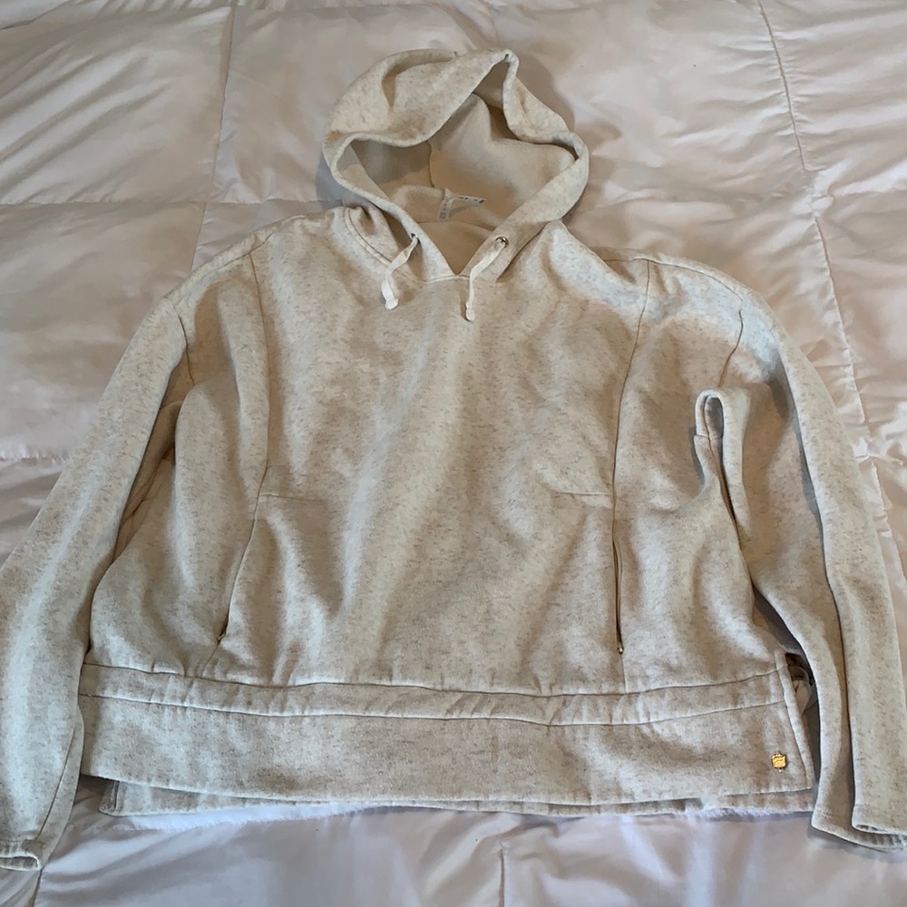 Fabletics Cream Hoodie
